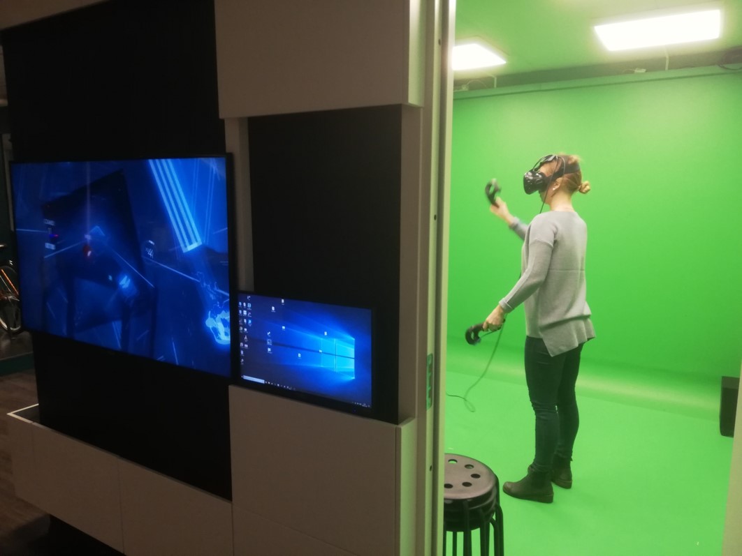 Ett VR-rum hos 2047 Science Center i Borlänge
